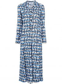 Prada Long Print Dress - Farfetch at Farfetch